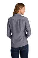 Port Authority Ladies Slub Chambray Shirt. LW380