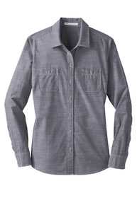 Port Authority Ladies Slub Chambray Shirt. LW380