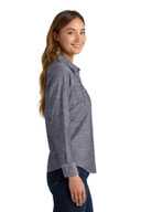 Port Authority Ladies Slub Chambray Shirt. LW380