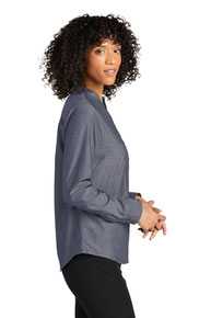 Port Authority Ladies Long Sleeve Chambray Easy Care Shirt LW382