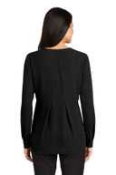 Port Authority Ladies Long Sleeve Button-Front Blouse. LW700