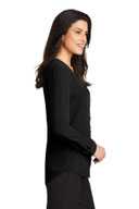 Port Authority Ladies Long Sleeve Button-Front Blouse. LW700
