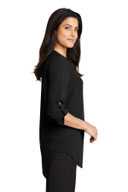 Port Authority Ladies 3/4-Sleeve Tunic Blouse. LW701