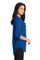 Port Authority Ladies 3/4-Sleeve Tunic Blouse. LW701