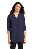 Port Authority Ladies 3/4-Sleeve Tunic Blouse. LW701