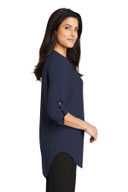 Port Authority Ladies 3/4-Sleeve Tunic Blouse. LW701
