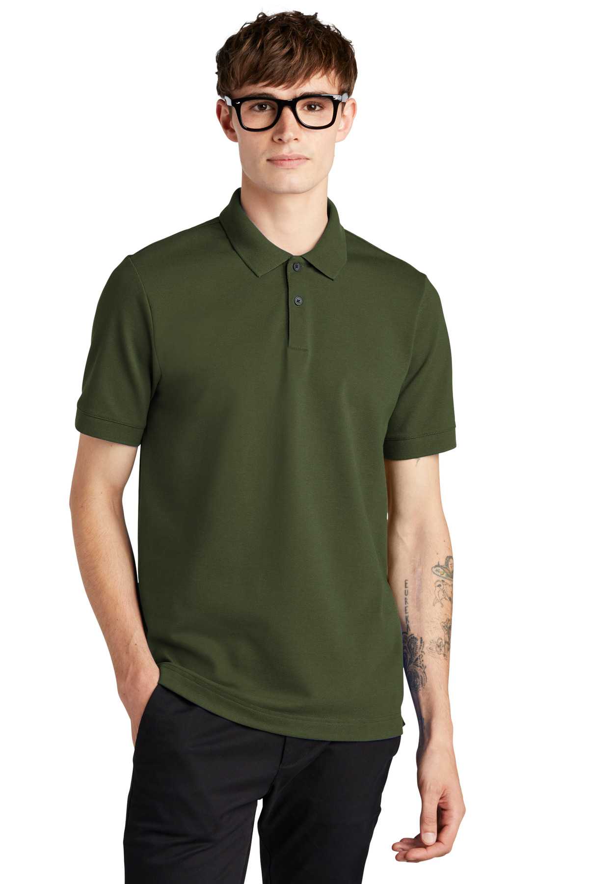Mercer+Mettle ™  Stretch Heavyweight Pique Polo MM1000