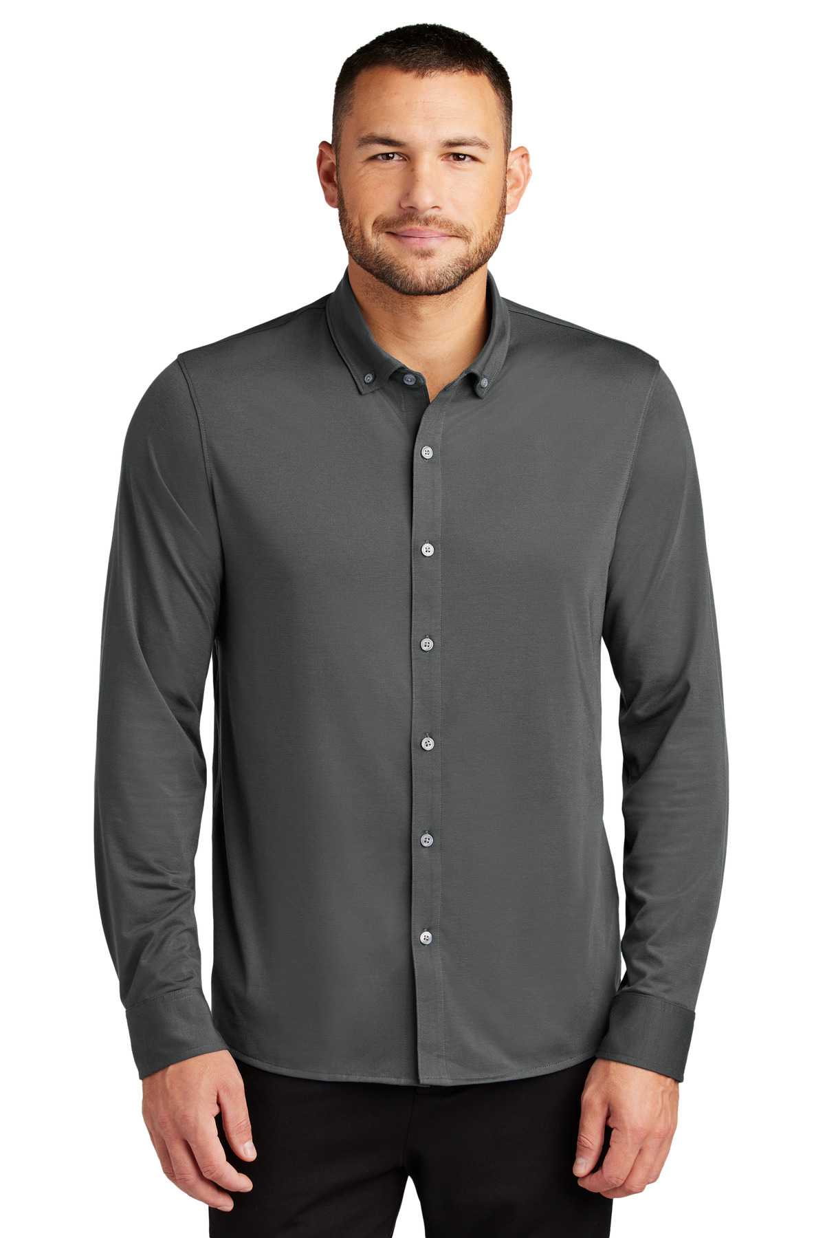 Mercer+Mettle ™  Stretch Jersey Long Sleeve Shirt MM1018