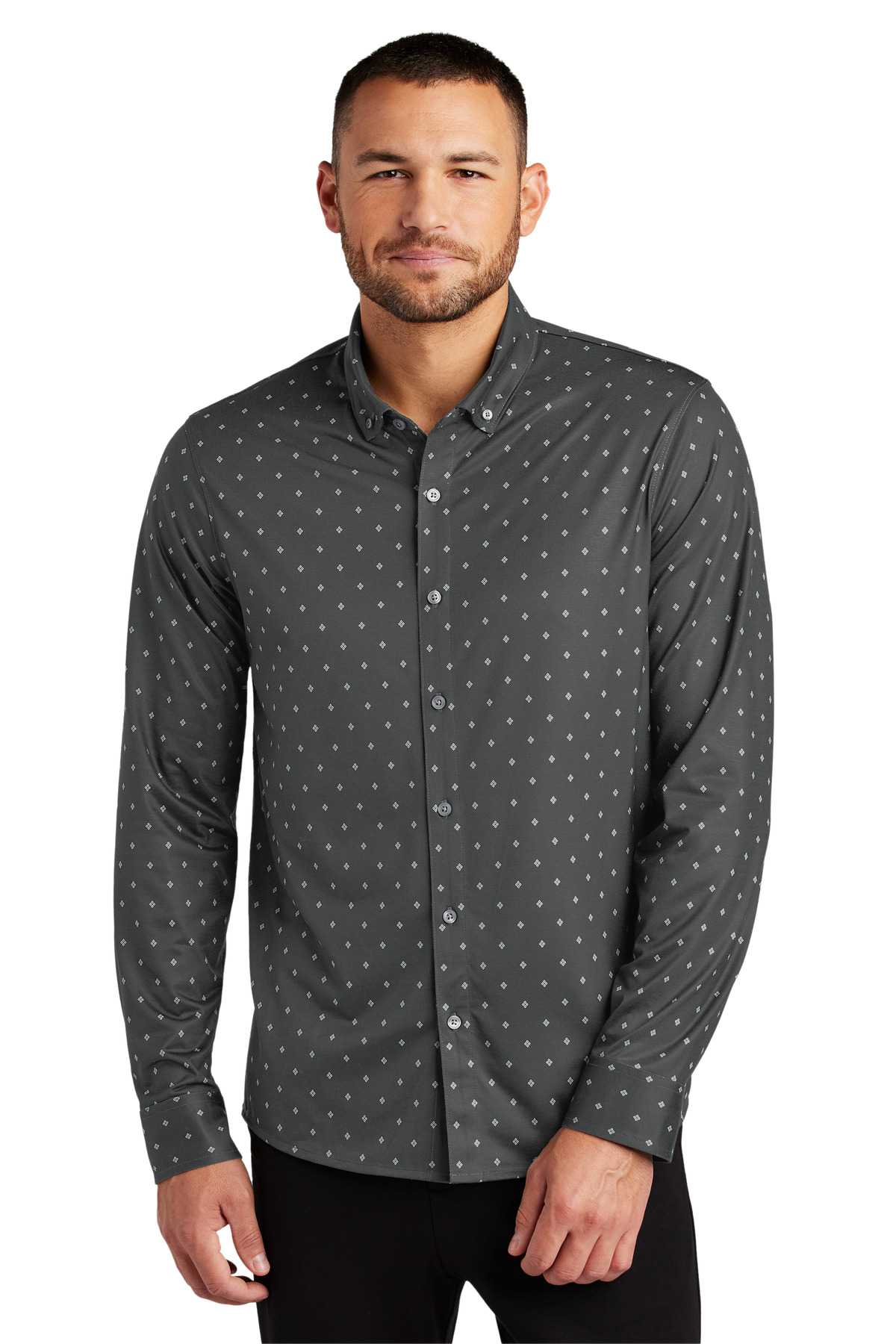 Mercer+Mettle ™  Stretch Jersey Long Sleeve Shirt MM1018