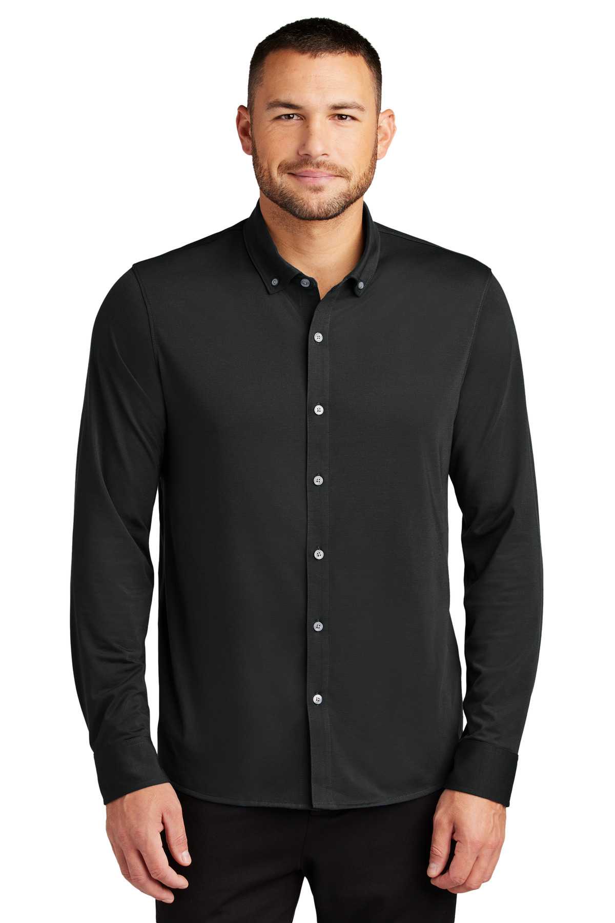 Mercer+Mettle ™  Stretch Jersey Long Sleeve Shirt MM1018