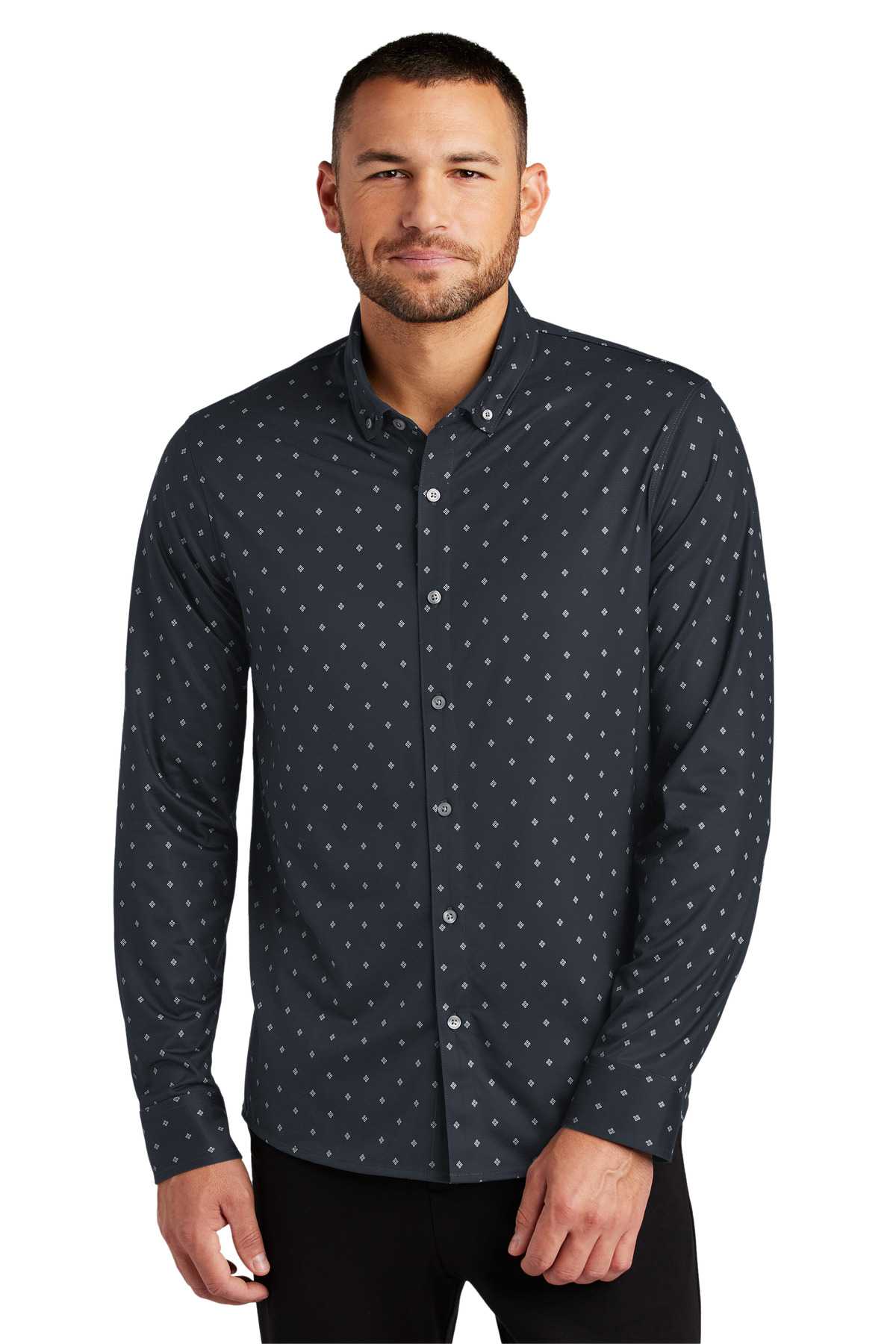 Mercer+Mettle ™  Stretch Jersey Long Sleeve Shirt MM1018