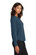 Mercer+Mettle ®  Women's Stretch Jersey Long Sleeve Blouson Top MM1019