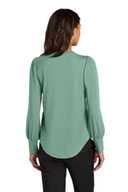 Mercer+Mettle ®  Women's Stretch Jersey Long Sleeve Blouson Top MM1019