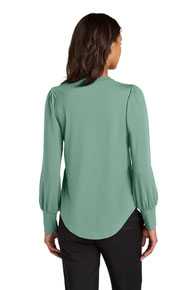 Mercer+Mettle ®  Women's Stretch Jersey Long Sleeve Blouson Top MM1019
