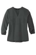 Mercer+Mettle ™  Women's Stretch Crepe 3/4-Sleeve Blouse MM2011
