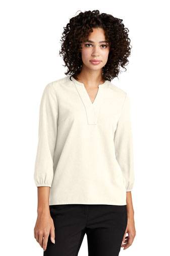 Mercer+Mettle ™  Women's Stretch Crepe 3/4-Sleeve Blouse MM2011
