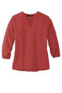 Mercer+Mettle ™  Women's Stretch Crepe 3/4-Sleeve Blouse MM2011