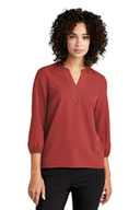 Mercer+Mettle ™  Women's Stretch Crepe 3/4-Sleeve Blouse MM2011