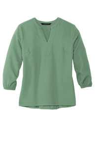 Mercer+Mettle ™  Women's Stretch Crepe 3/4-Sleeve Blouse MM2011