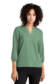 Mercer+Mettle ™  Women's Stretch Crepe 3/4-Sleeve Blouse MM2011