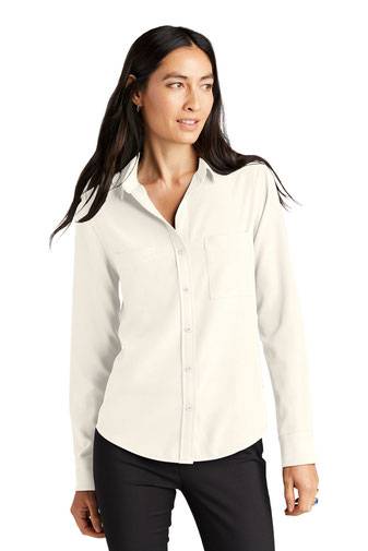Mercer+Mettle ™  Women's Stretch Crepe Long Sleeve Camp MM2013