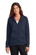 Nike Ladies Club Fleece Sleeve Swoosh Full-Zip Hoodie NKFD9890