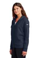 Nike Ladies Club Fleece Sleeve Swoosh Full-Zip Hoodie NKFD9890