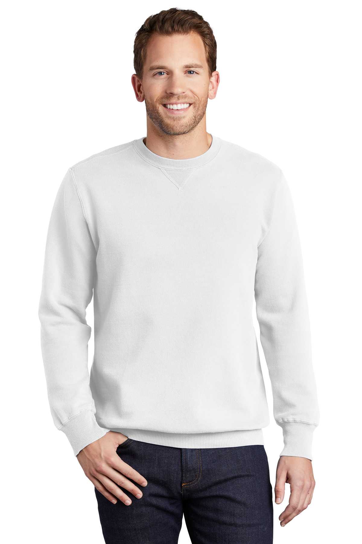 Port & Company ®  Pigment-Dyed Crewneck Sweatshirt. PC098