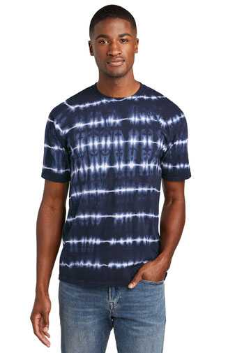 Port & Company &#174;  Allover Stripe Tie-Dye Tee PC142