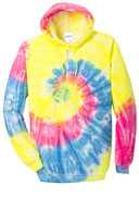 Port & Co ®  Tie-Dye Pullover Hooded Sweatshirt. PC146