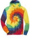 Port & Co ®  Tie-Dye Pullover Hooded Sweatshirt. PC146