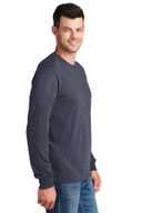 Port & Co® T-Shirt - Men's Long Sleeve Core Cotton Tee PC54LS