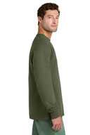 Port & Co® T-Shirt - Men's Long Sleeve Core Cotton Tee PC54LS