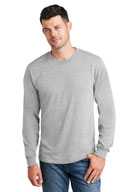 Port & Co® T-Shirt - Men's Long Sleeve Core Cotton Tee PC54LS