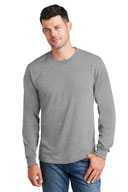 Port & Co® T-Shirt - Men's Long Sleeve Core Cotton Tee PC54LS