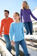 Port & Co® T-Shirt - Men's Long Sleeve Core Cotton Tee PC54LS