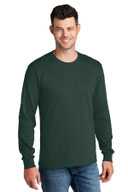 Port & Co® T-Shirt - Men's Long Sleeve Core Cotton Tee PC54LS