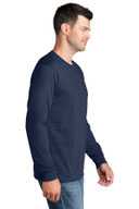 Port & Co® T-Shirt - Men's Long Sleeve Core Cotton Tee PC54LS