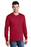 Port & Co® T-Shirt - Men's Long Sleeve Core Cotton Tee PC54LS