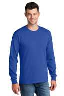Port & Co® T-Shirt - Men's Long Sleeve Core Cotton Tee PC54LS