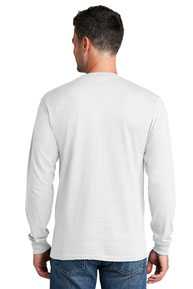 Port & Company® T-Shirt - Men's Long Sleeve Core Cotton Tee PC54LS