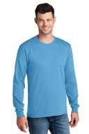 Port & Co® T-Shirt - Men's Long Sleeve Core Cotton Tee PC54LS