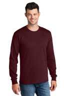 Port & Co® T-Shirt - Men's Long Sleeve Core Cotton Tee PC54LS