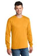 Port & Co® T-Shirt - Men's Long Sleeve Core Cotton Tee PC54LS