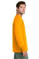 Port & Co® T-Shirt - Men's Long Sleeve Core Cotton Tee PC54LS
