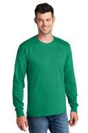 Port & Co® T-Shirt - Men's Long Sleeve Core Cotton Tee PC54LS