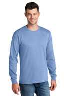 Port & Co® T-Shirt - Men's Long Sleeve Core Cotton Tee PC54LS