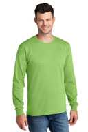 Port & Co® T-Shirt - Men's Long Sleeve Core Cotton Tee PC54LS