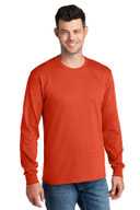 Port & Co® T-Shirt - Men's Long Sleeve Core Cotton Tee PC54LS