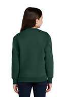 Port & Co ™  Youth Core Fleece Crewneck Pocket Sweatshirt PC78YPKT